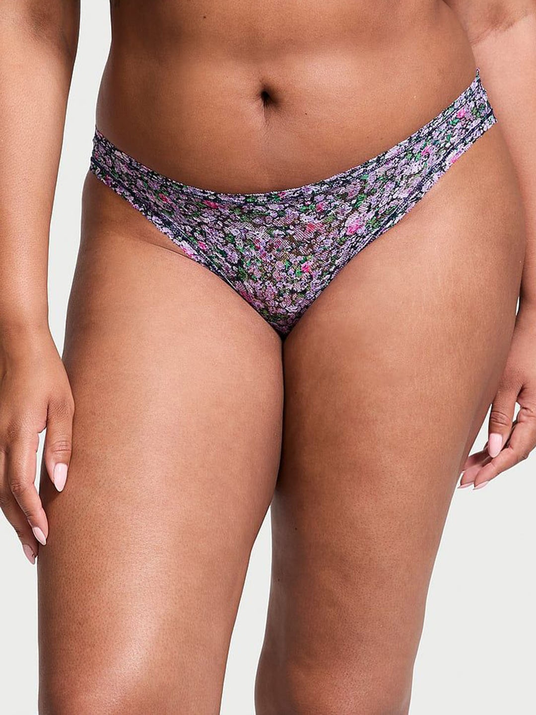 

Victoria's Secret Printed Low-Rise Bikini Briefs, Green