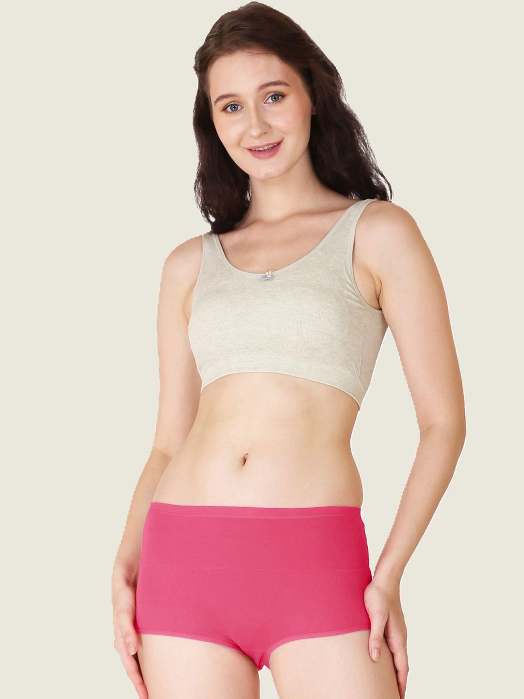 

Luella Women Mid-Rise Hipster Briefs, Pink