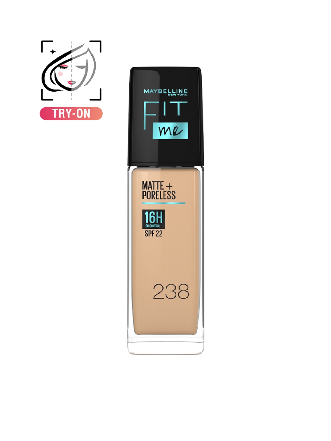 

Maybelline New York Fit Me Matte Poreless Liquid Foundation 30 ml - Rich Tan 238, Beige