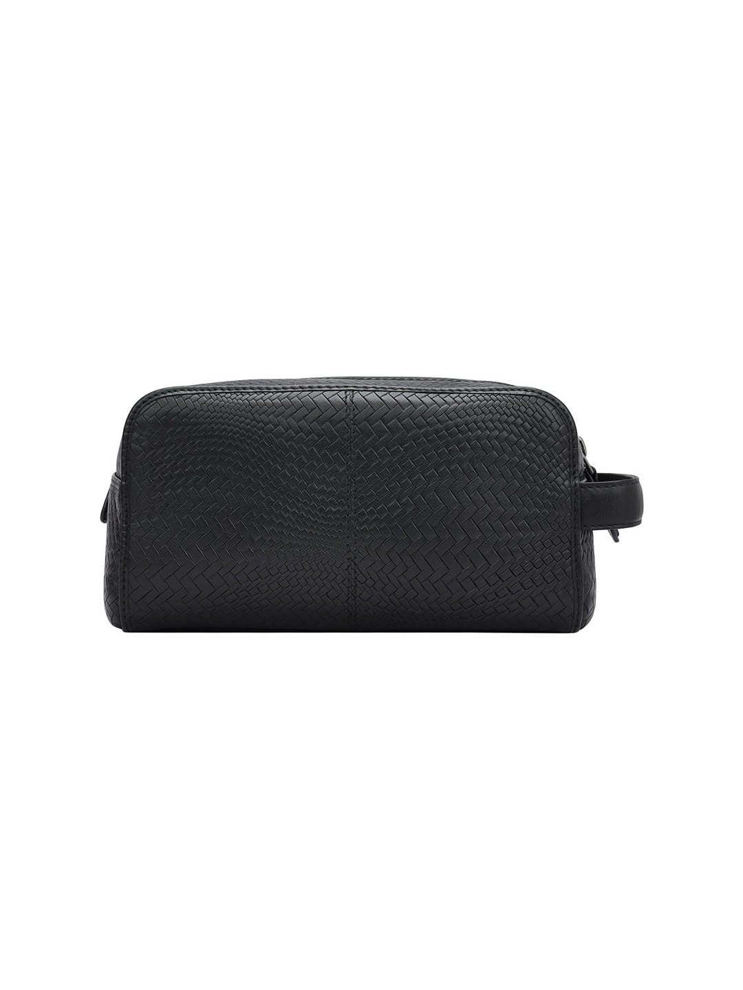 

Da Milano Unisex Textured Pouch Travel Accessory, Black