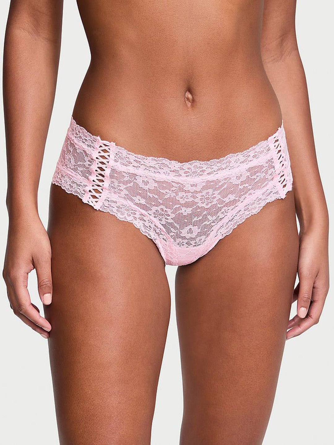 

Victoria's Secret Floral Self Designed Low-Rise Bikini Briefs112461563MQ4, Pink