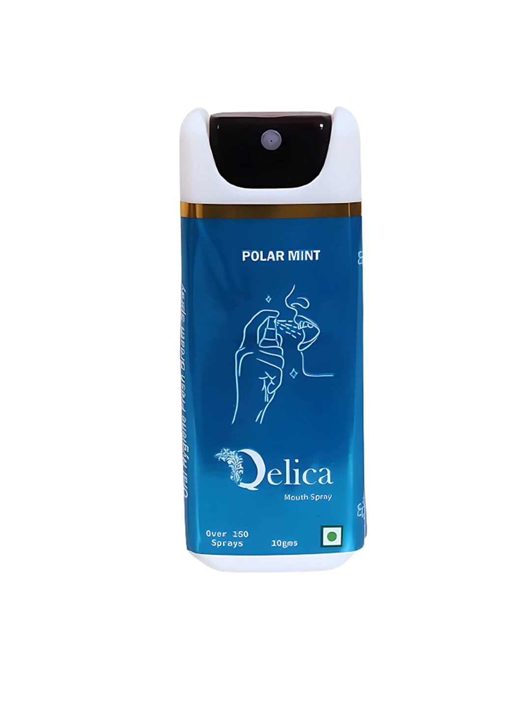 

Qelica Set Of 3 Polar Mint Mouth Freshener Spray 10 g Each, Blue