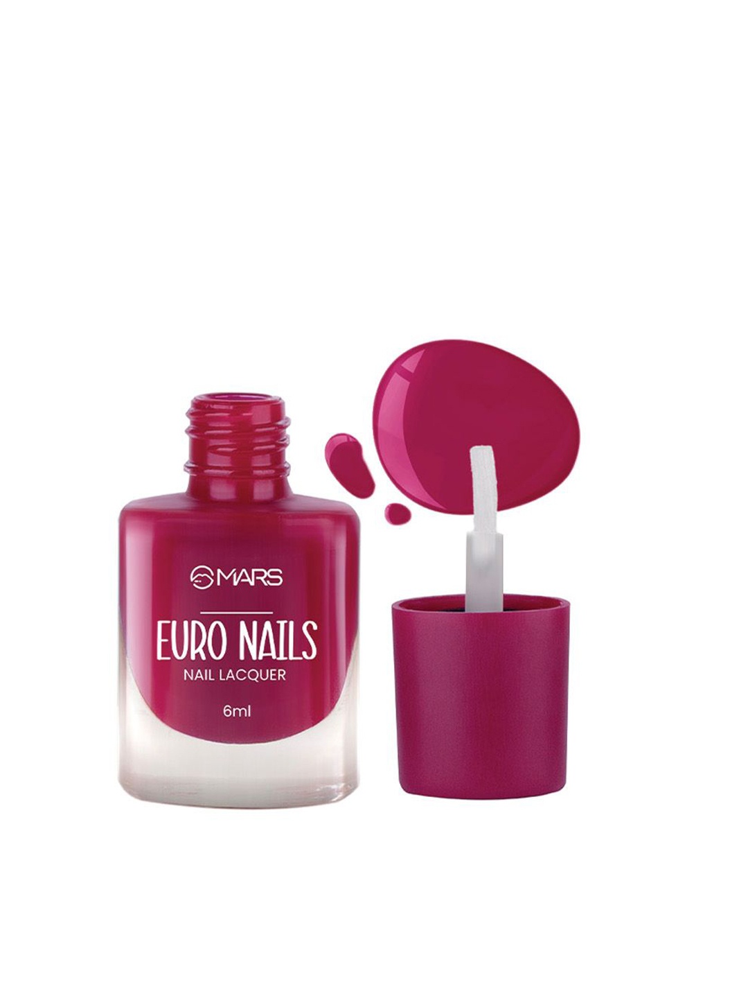 

MARS Euro Nails Glossy Finish Gel Nail Lacquer - 6ml - Shade 23, Pink