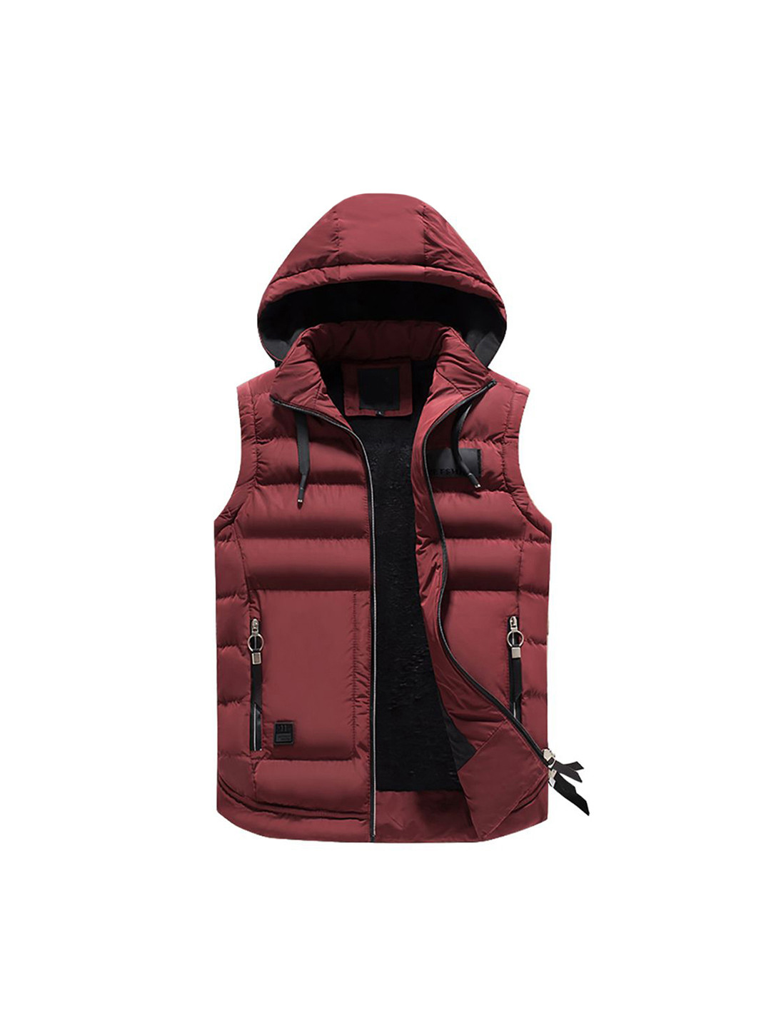 

StyleCast x Revolte Men Insulator Outdoor Padded Jacket, Maroon