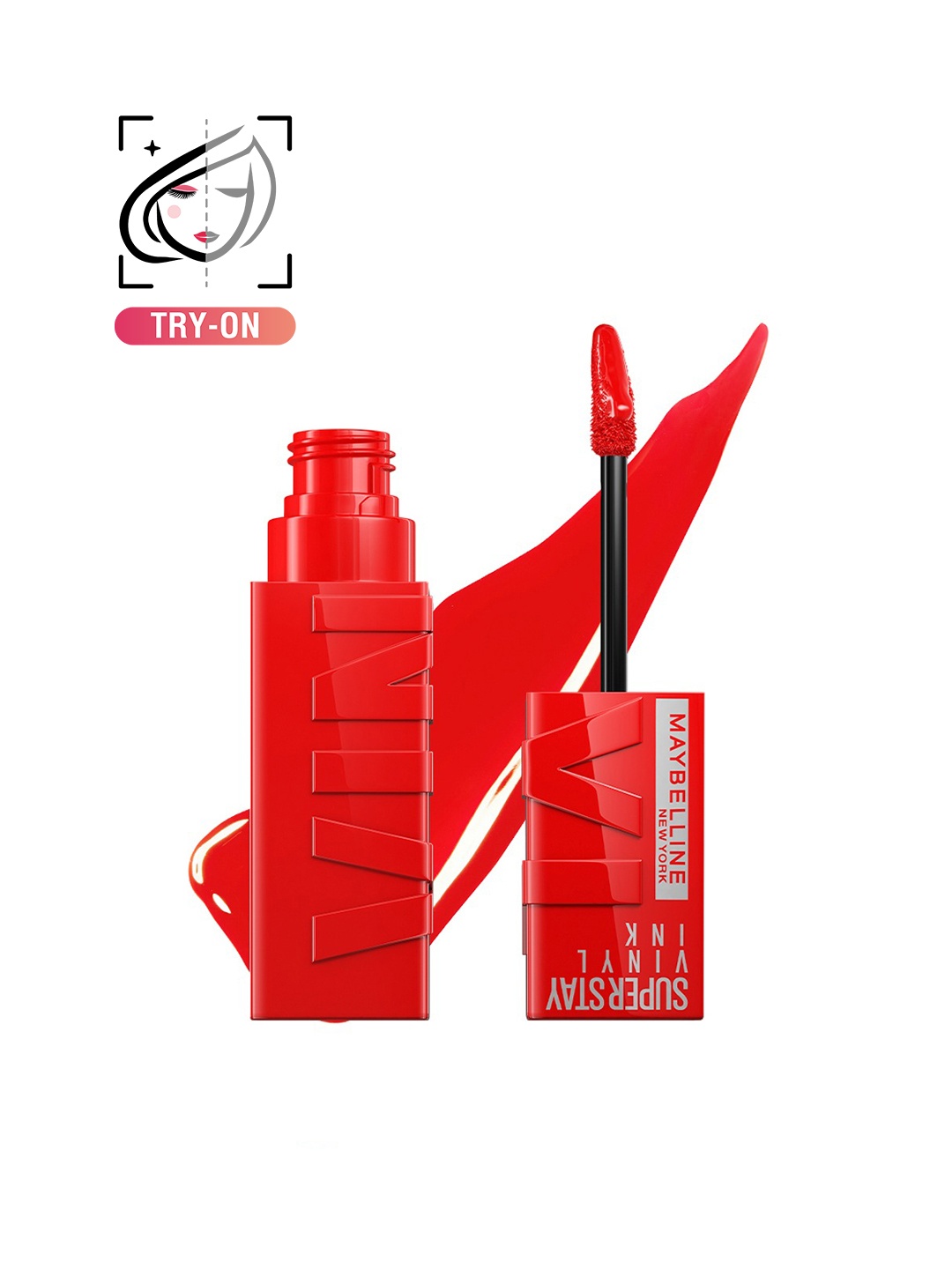 

Maybelline New York Superstay Vinyl Ink Liquid Lipstick 4.5 ml - Red Hot
