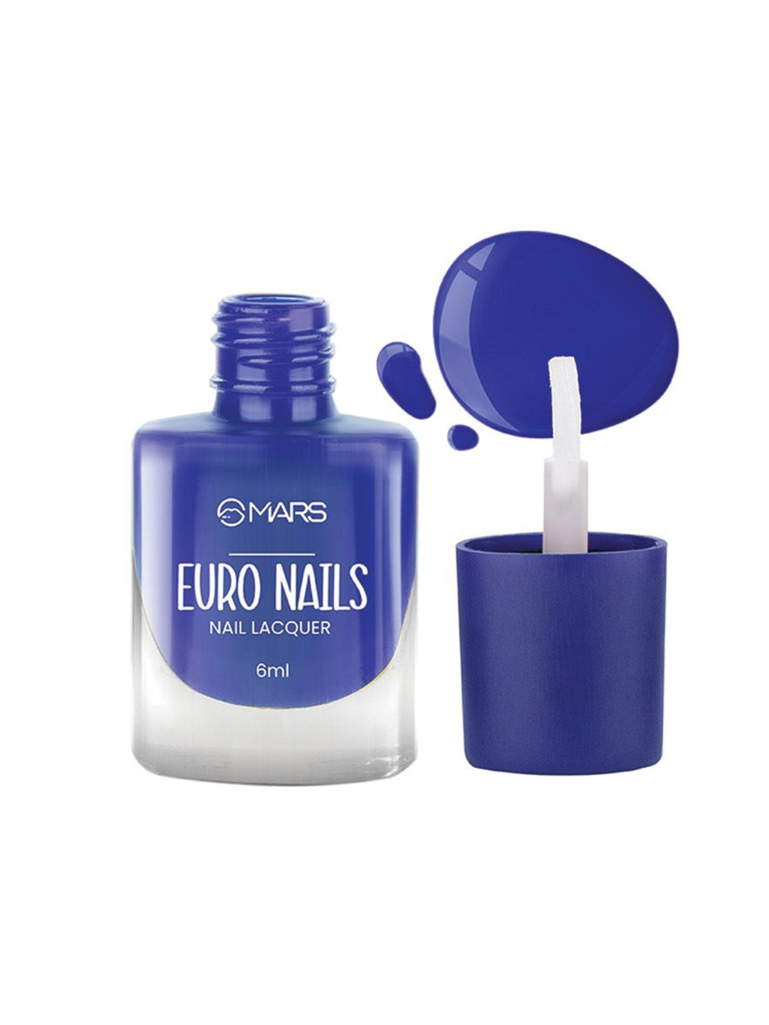 

MARS EURO Glossy Gel Finish Nail Lacquer -6ml-Shade-36, Blue