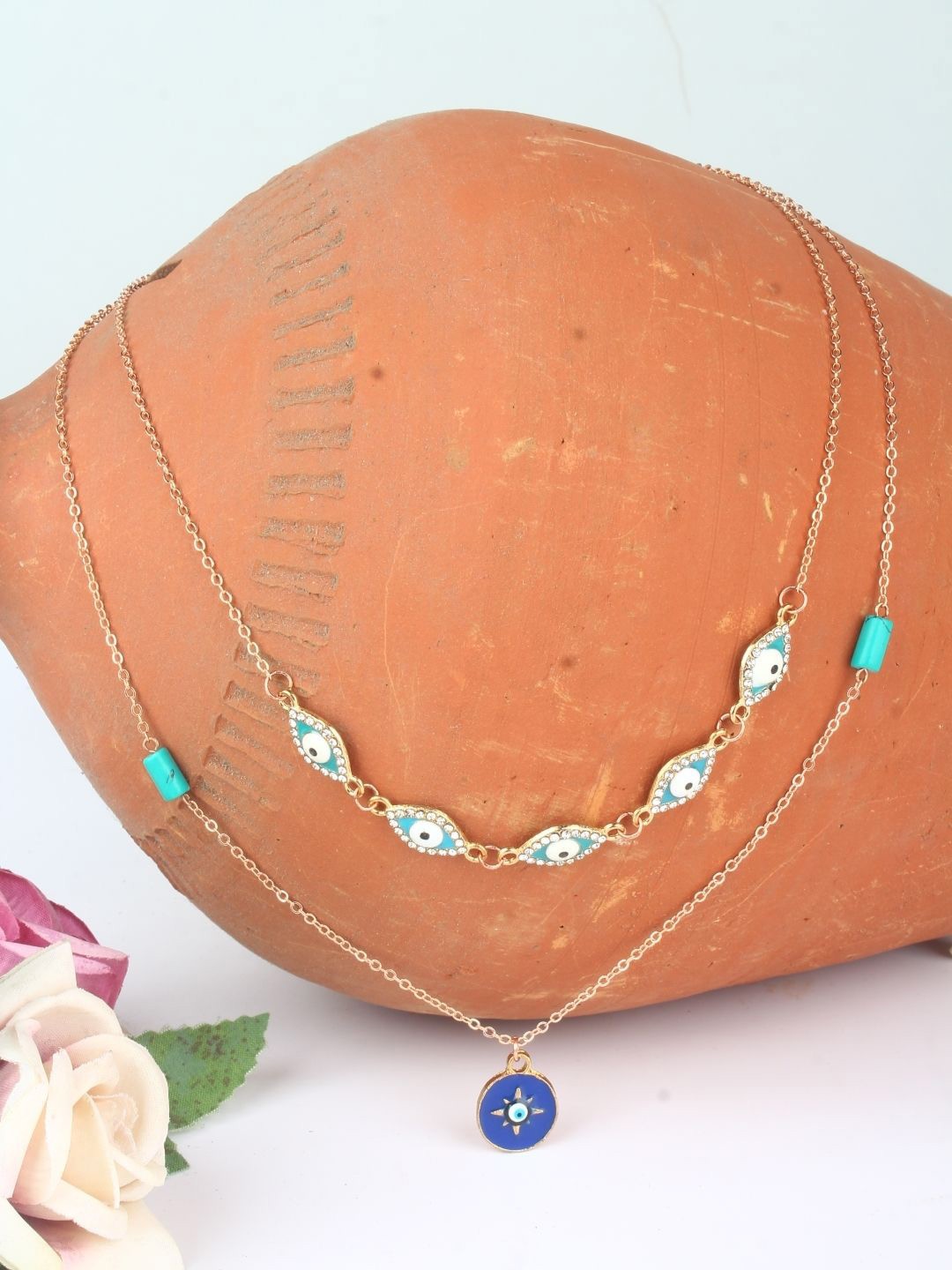

KPOP Brass Gold-Plated Handcrafted Necklace