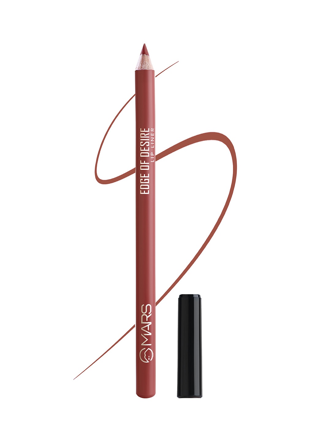 

MARS Edge of Desire Matte Long-Lasting Lip Liner Pencil - Chilli Red 20, Brown