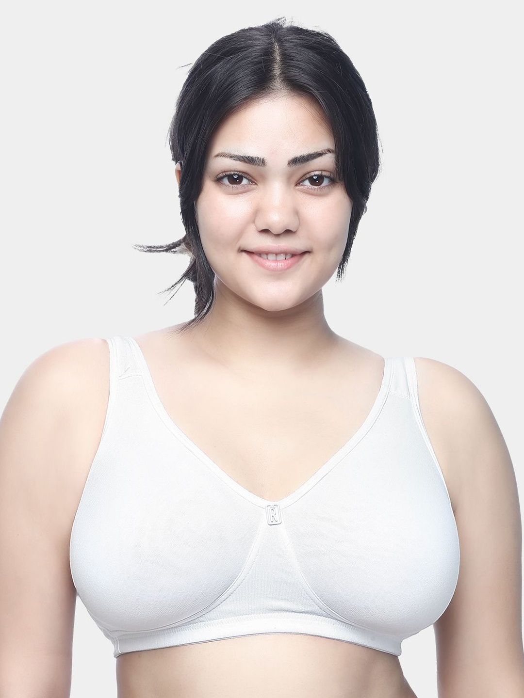 

Trylo Riza Comfortfit Pure Cotton Fabric Non-Padded Non-Wired Molded Bra, White
