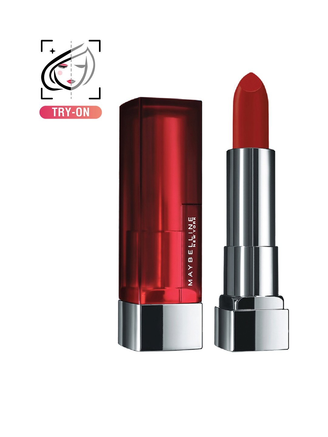 

Maybelline New York Color Sensational Creamy Matte Lipstick - Noho Amber 677, Red