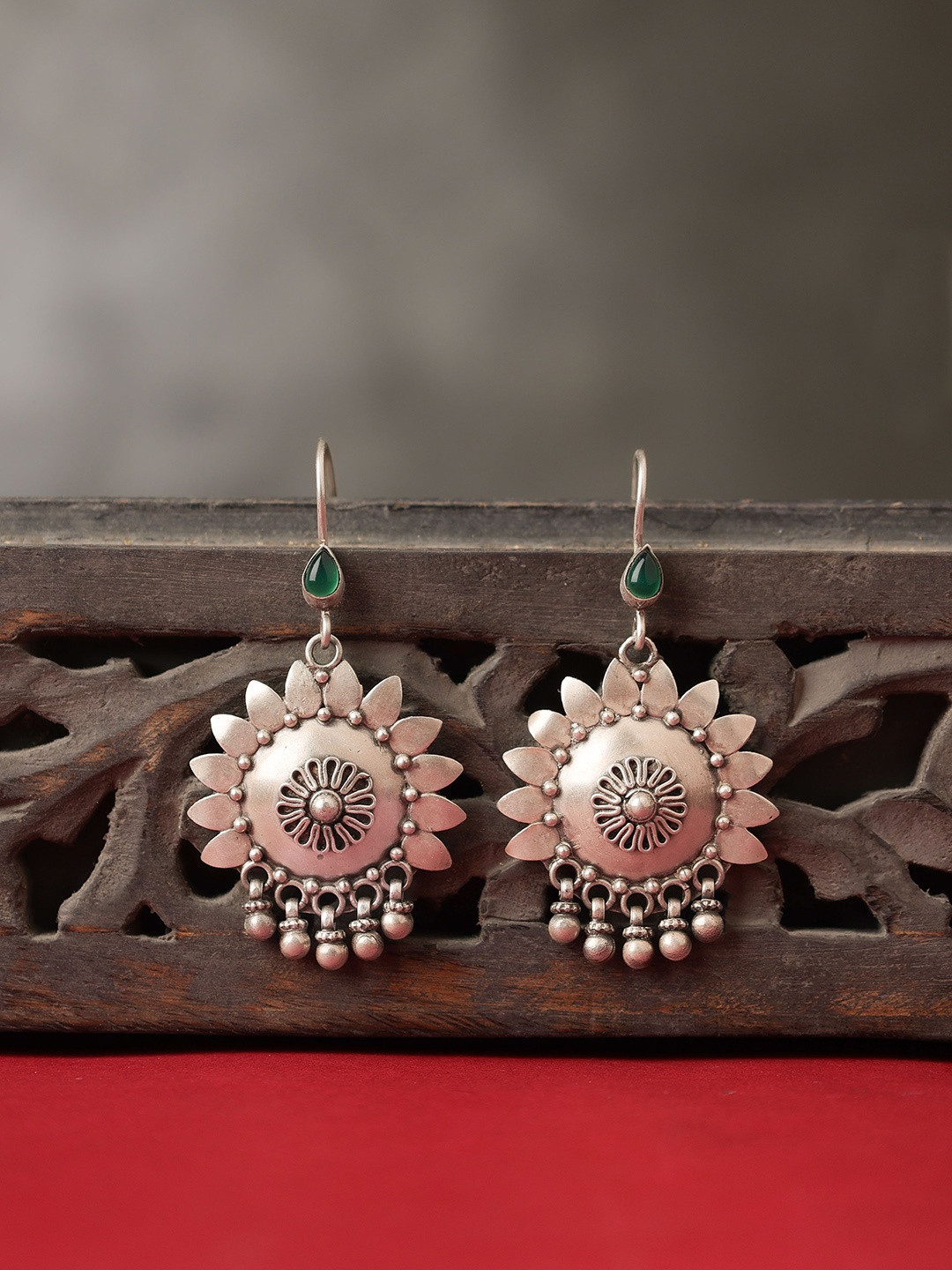 

Shyle 925 Sterling Silver Contemporary Drop Earrings