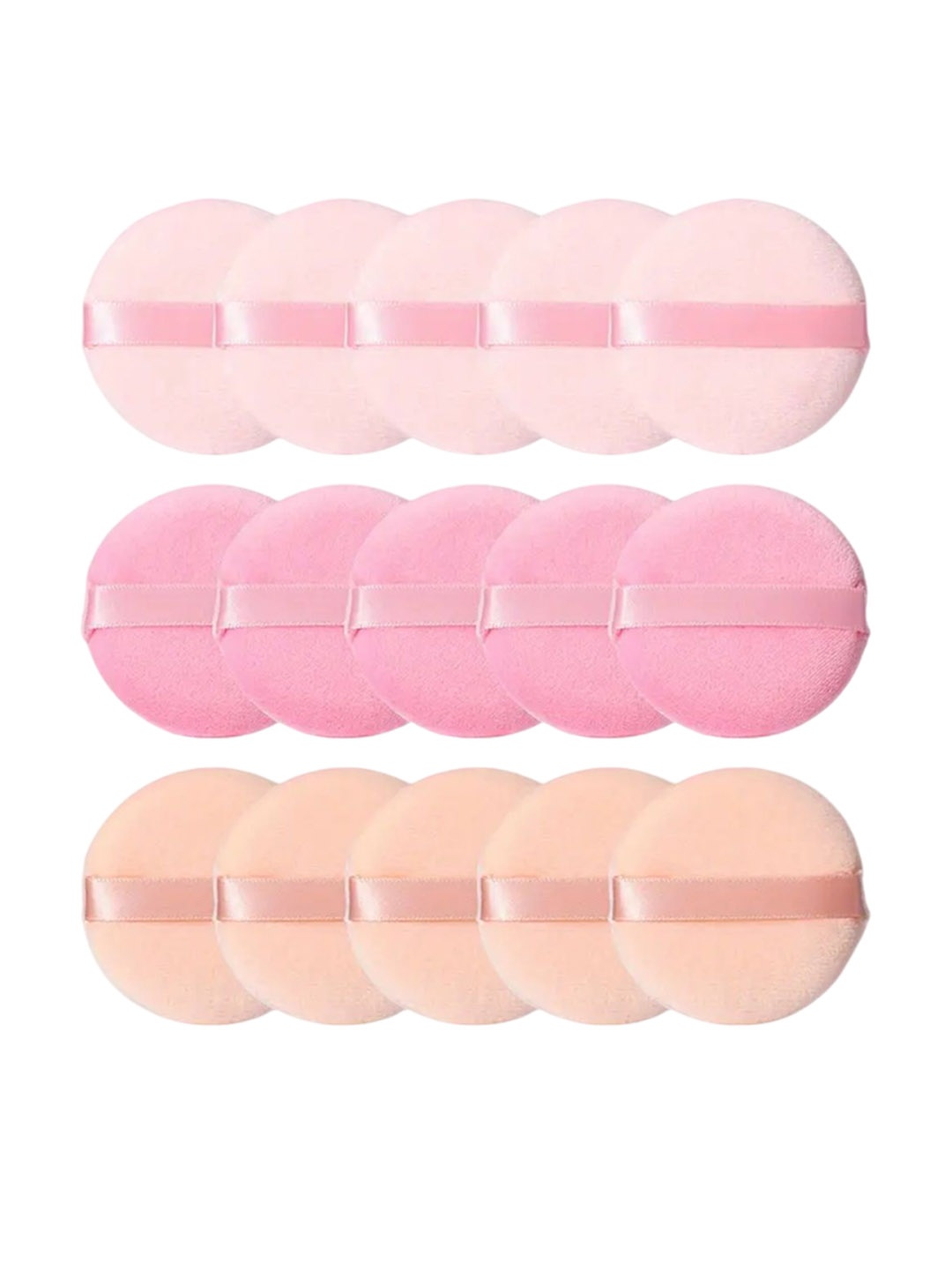 

Facejewel Set Of 15 Soft Velvet Makeup Sponge Set, Multi