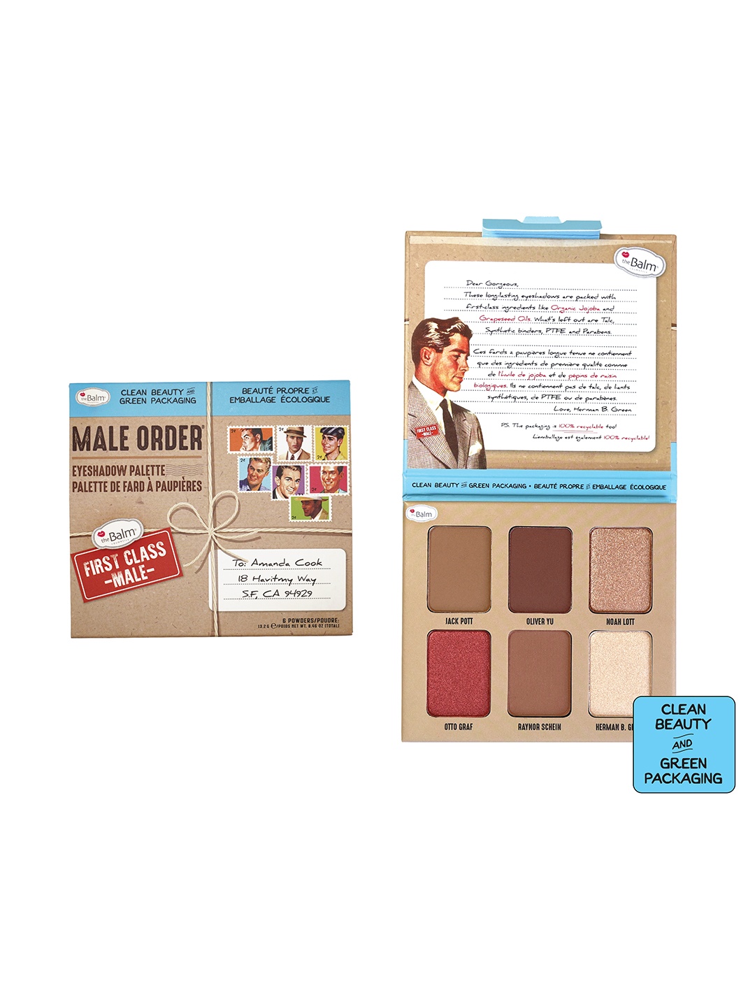 

The Balm Male Order Eyeshadow Palette 13.2 g - First Class, Nude