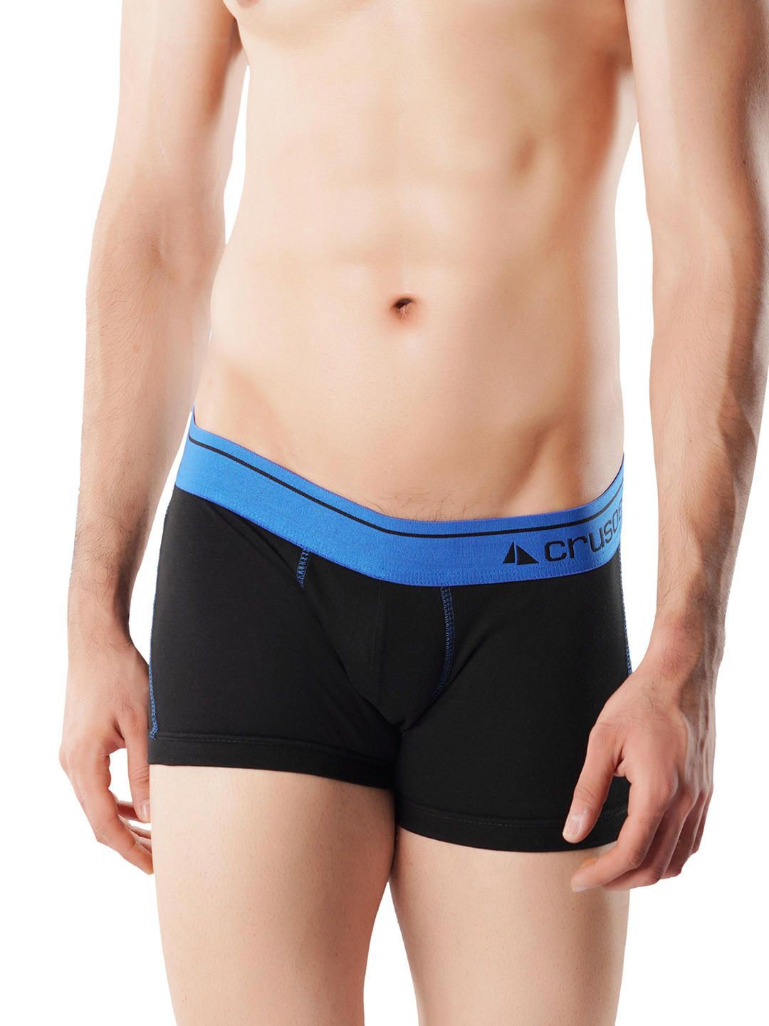 

Crusoe Cotton Low-Rise Trunks - CRU-1016-115, Black