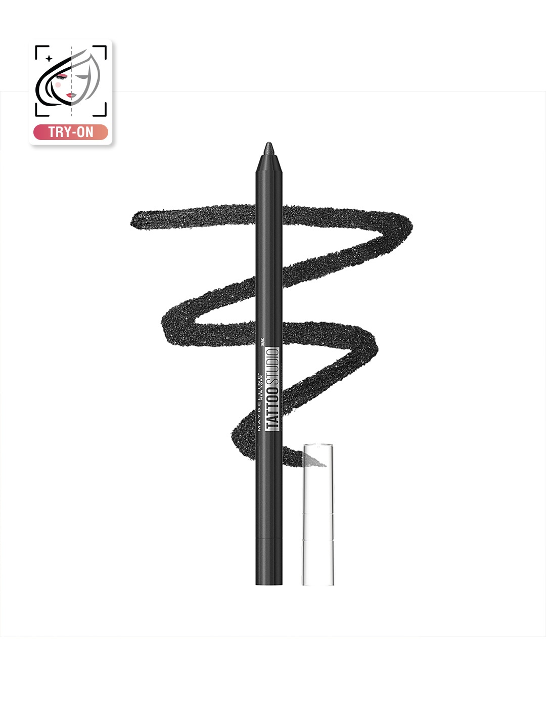 

Maybelline New York Tattoo Studio Gel Kajal Color Pencil - Metallic Nights, Black