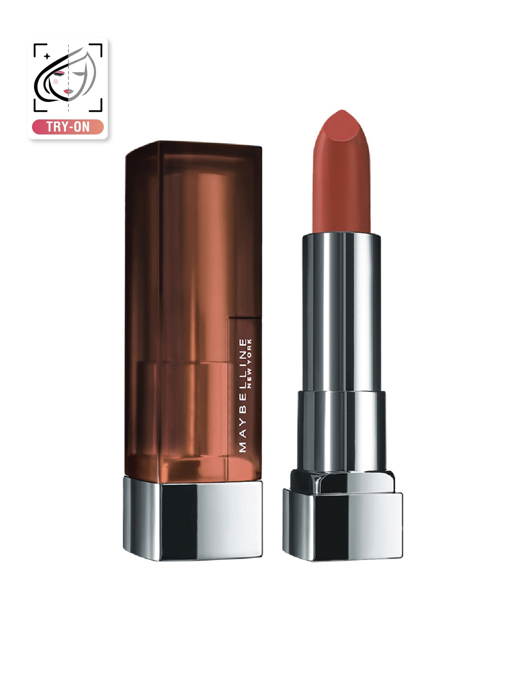 

Maybelline New York Color Sensational Creamy Matte Lipstick- Midtown Pink 673, Brown