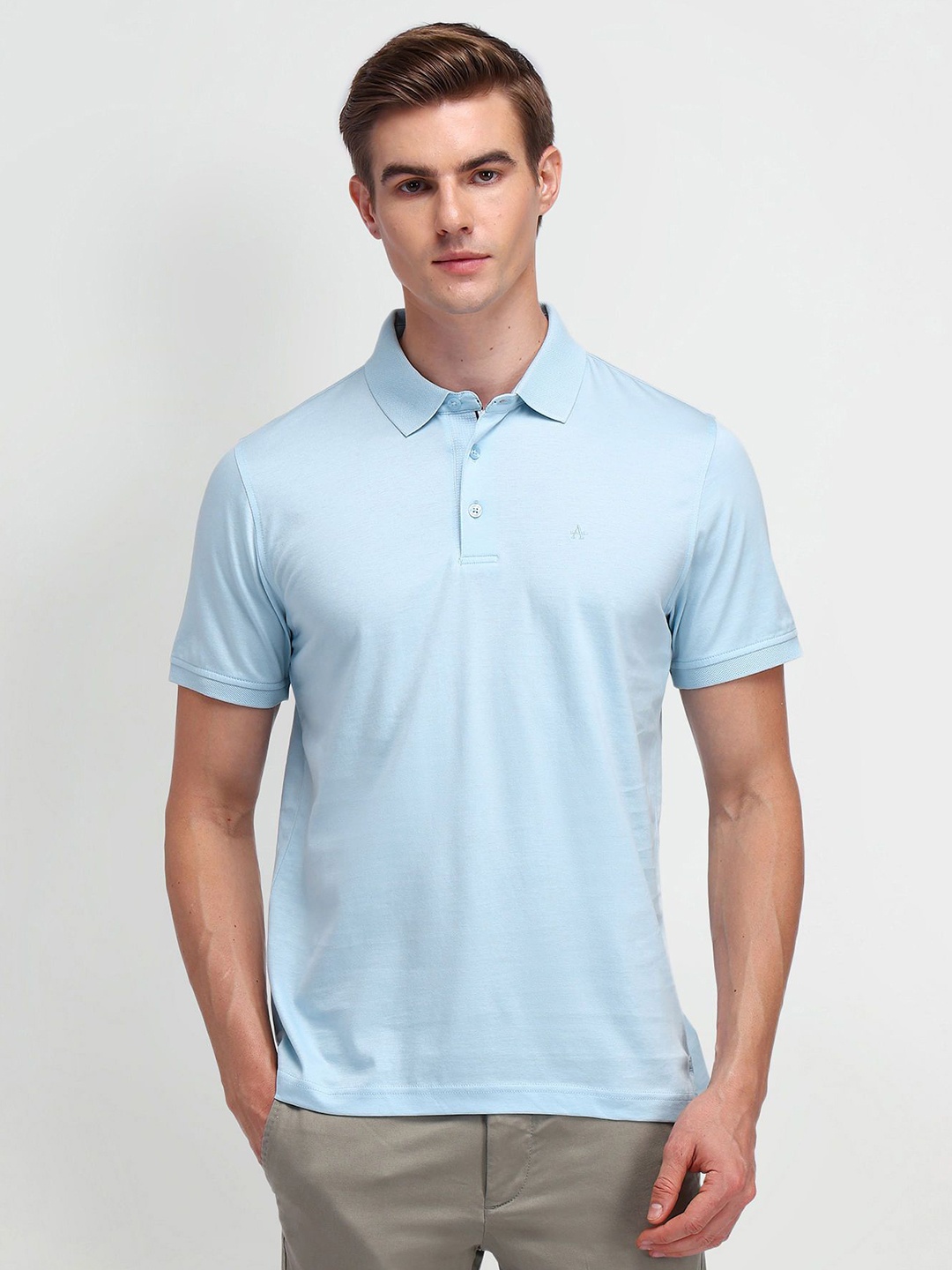 

Arrow Men Polo Collar T-shirt, Blue