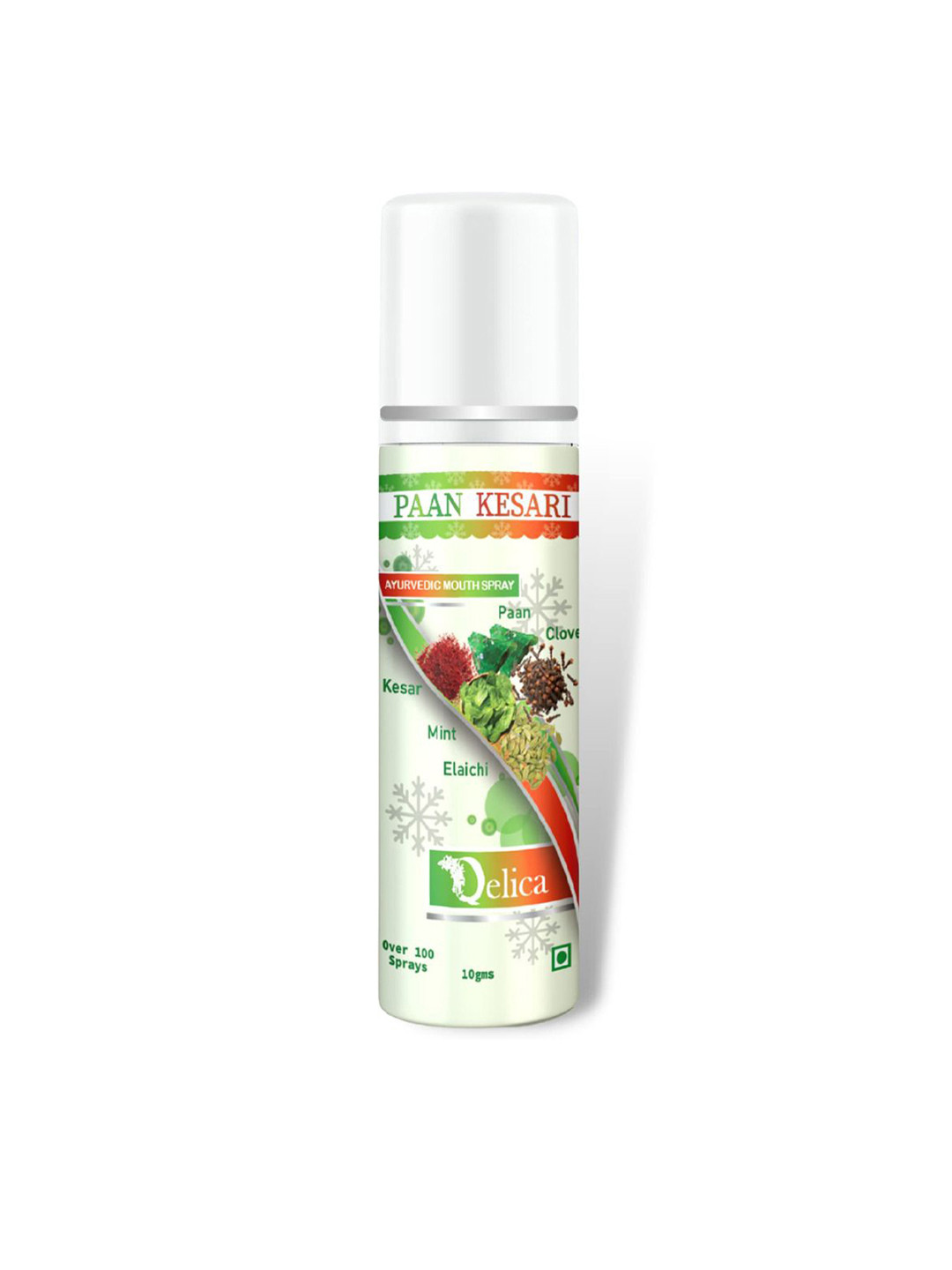 

Qelica Pan Kesari Fresh Breath Spray-10g, Green