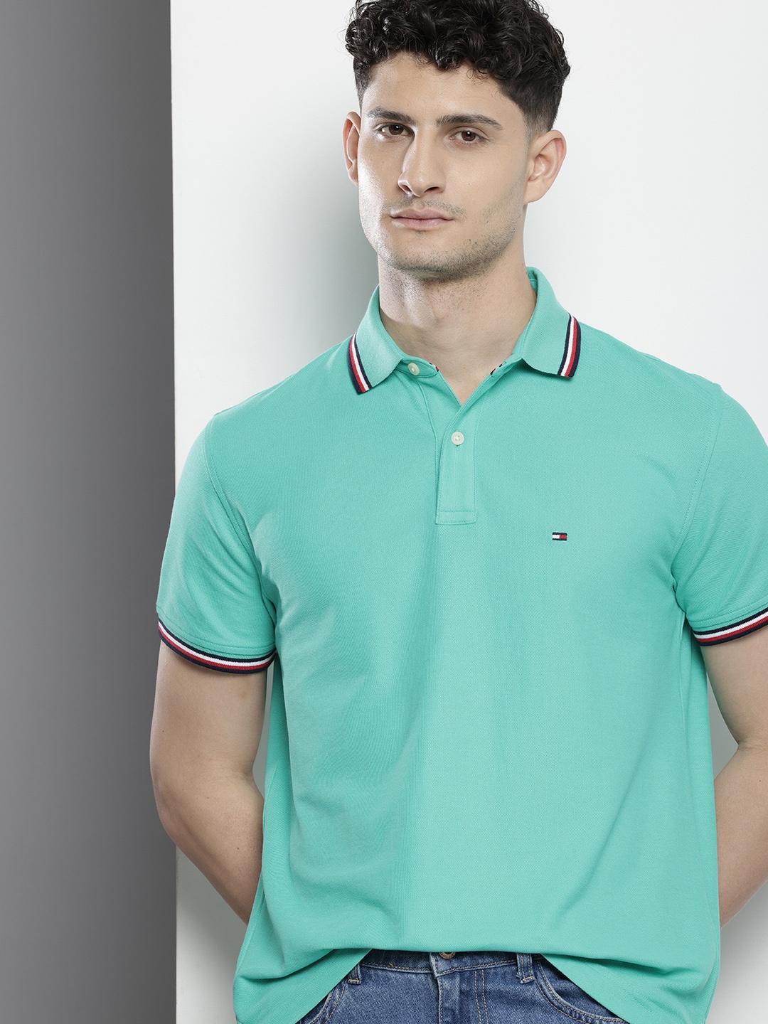 

Tommy Hilfiger Polo Collar T-shirt, Green