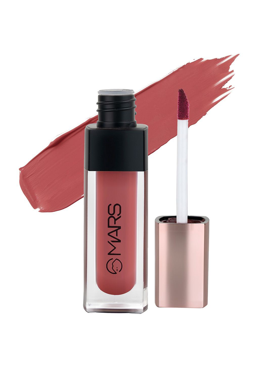 

MARS Popstar Non Transfer Long Lasting Matte Liquid Lipstick 6ml - Kickass 22, Peach