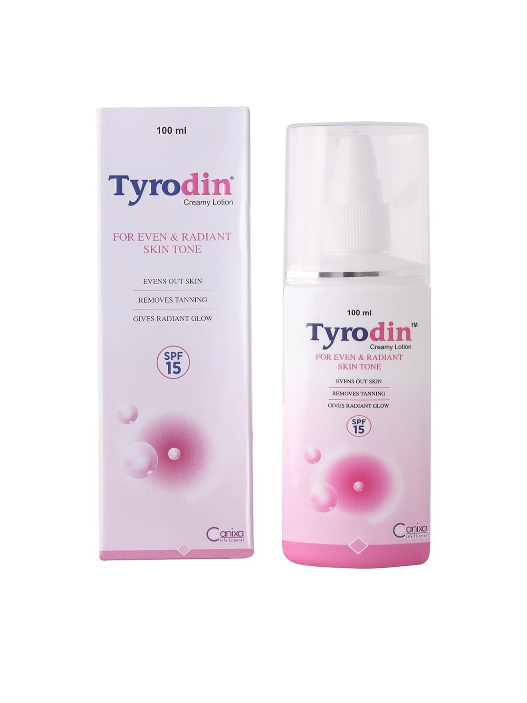 

Tyrodin SPF 15 Creamy Lotion With Aloevera-100ml, White