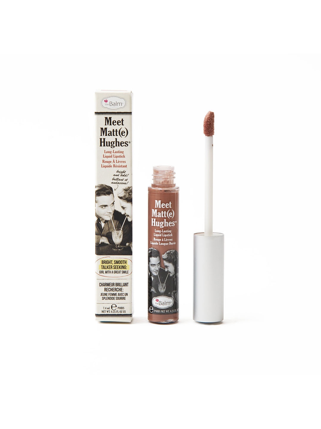 

The Balm Meet Matte Hughes Long Lasting Liquid Lipstick 7.4 ml - Charismatic, Nude