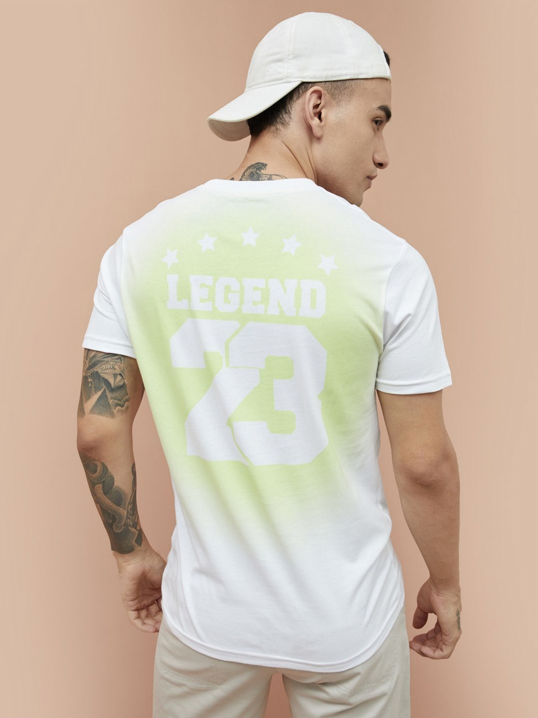 

Fame Forever by Lifestyle Men Typography Printed Pockets T-shirt, White