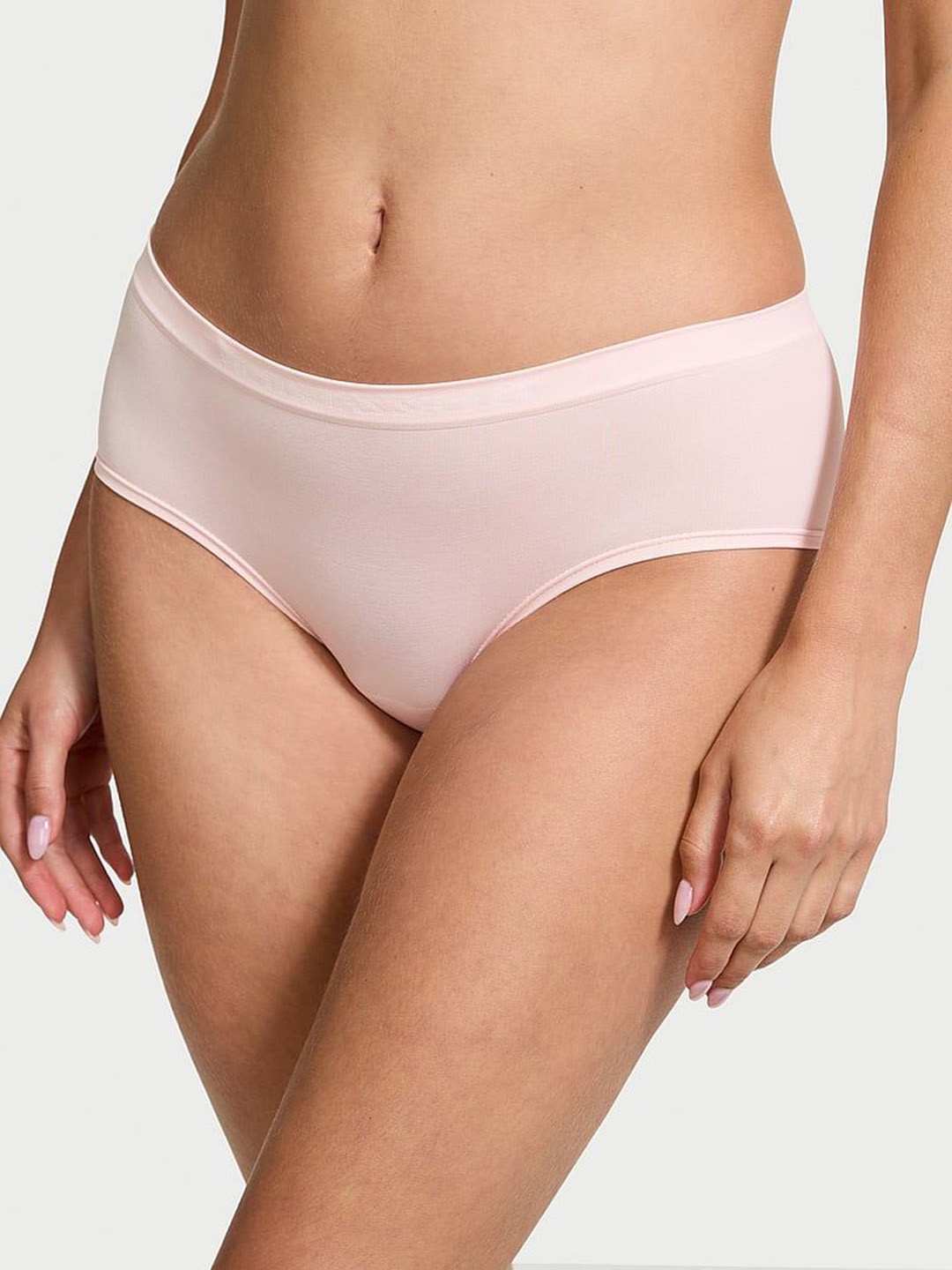 

Victoria's Secret Women Solid Seamless Hipster Briefs, Pink