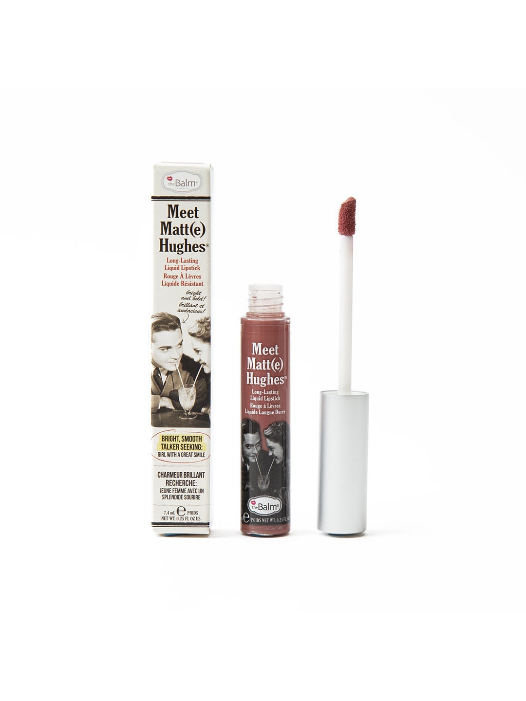 

The Balm Meet Matte Hughes Long Lasting Liquid Lipstick 7.4 ml - Sincere, Brown