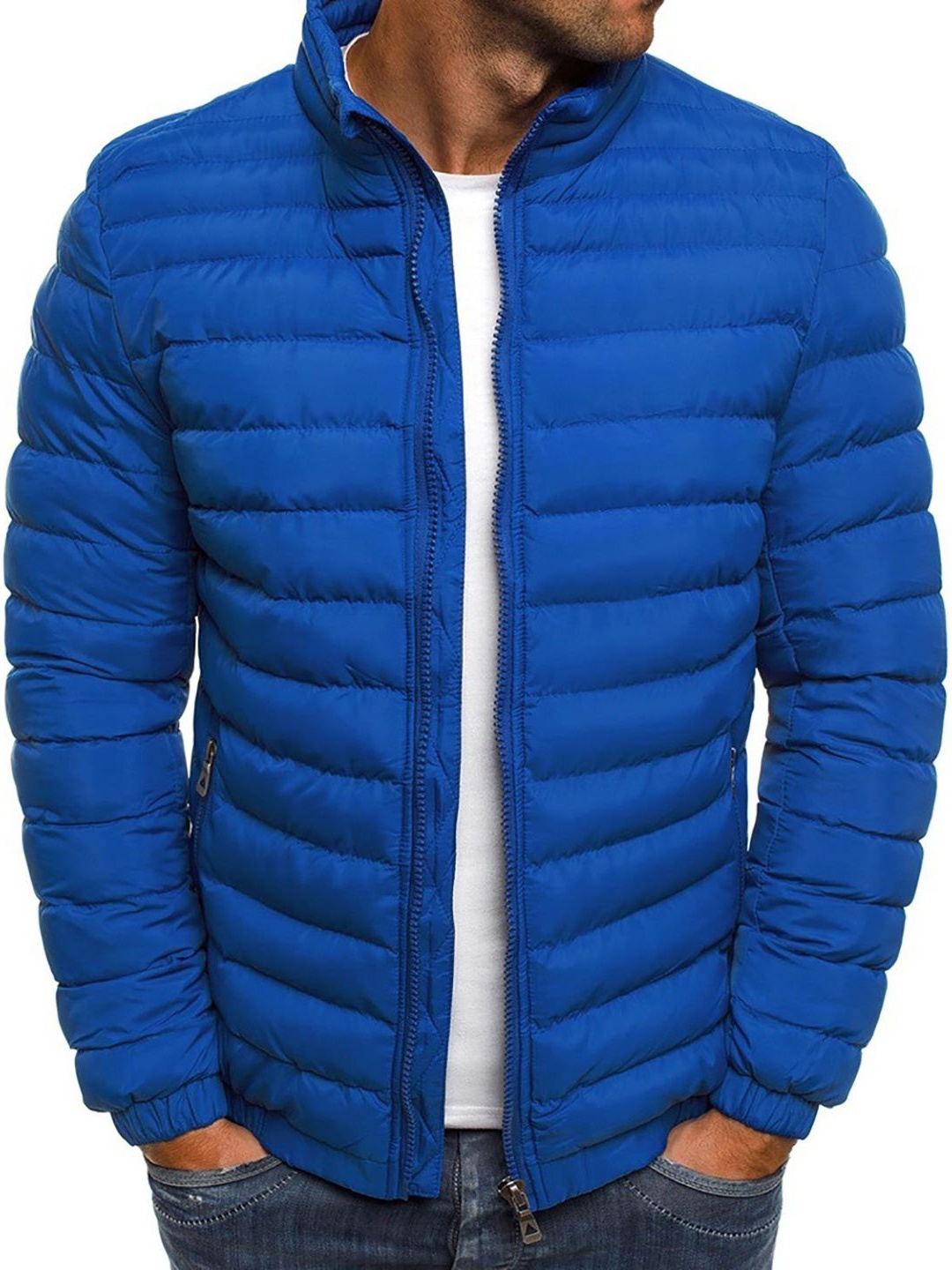 

StyleCast x Revolte Men Insulator Outdoor Rapid-dry Puffer Jacket, Blue