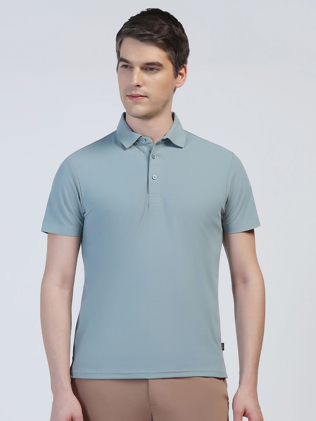 

Blackberrys Men Polo Collar Pockets Slim Fit T-shirt, Blue