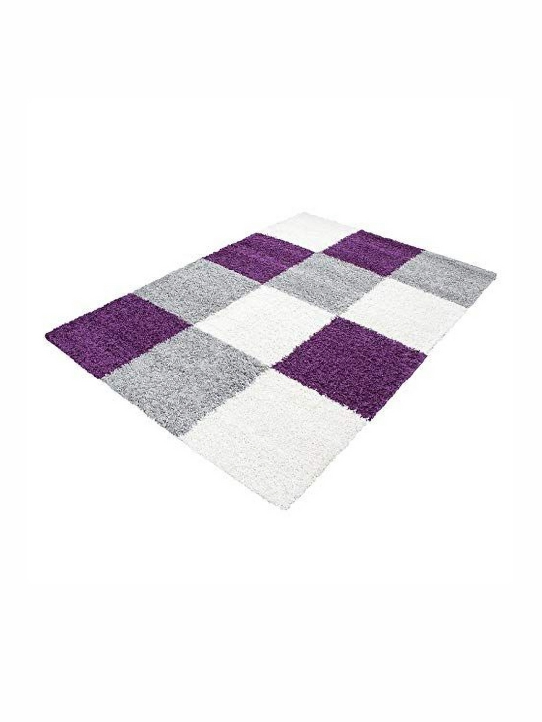 

Banchmark Home Furnishings White Abstract Anti-Skid Polypropylene Carpet