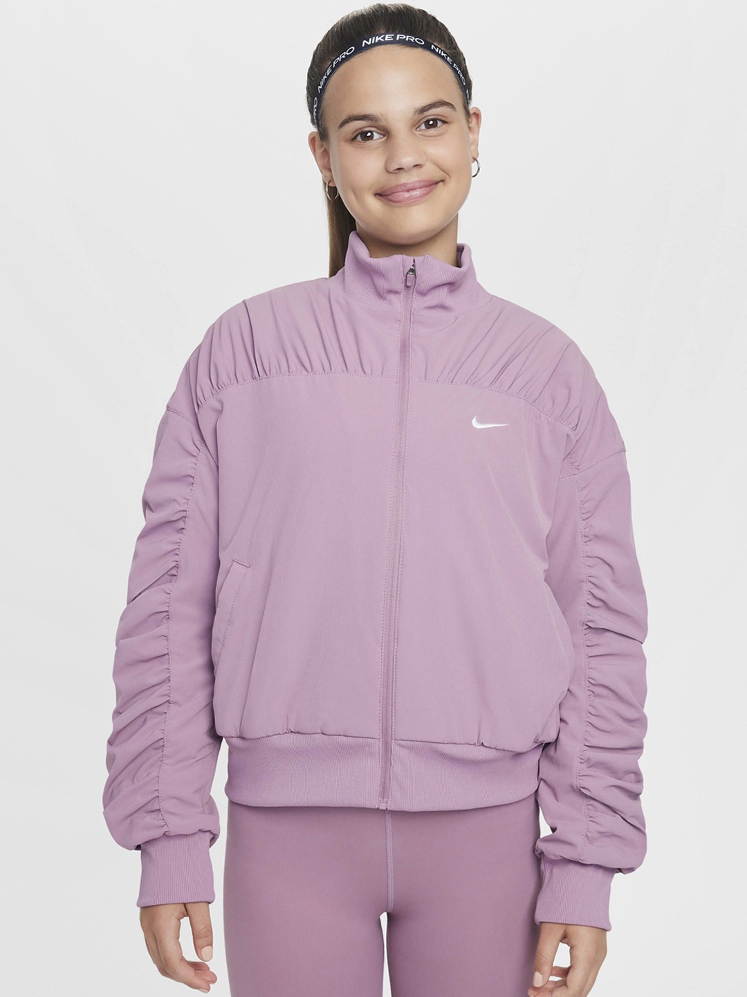 

Nike Girls' Dri-Fit Training Jacket, Pink