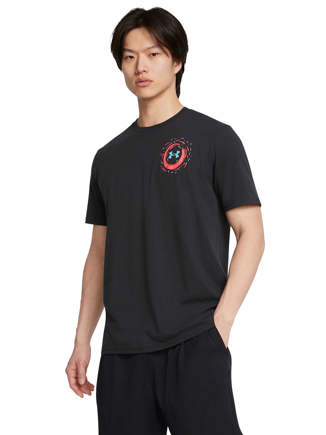

UNDER ARMOUR Artist Series Lead Short Sleeves Training T-shirt, Black