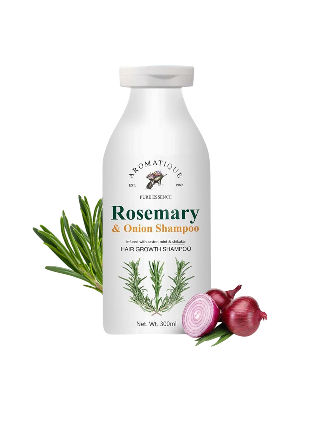 

AROMATIQUE Rosemary & Onion Shampoo For Hair Growth - 300ml, White