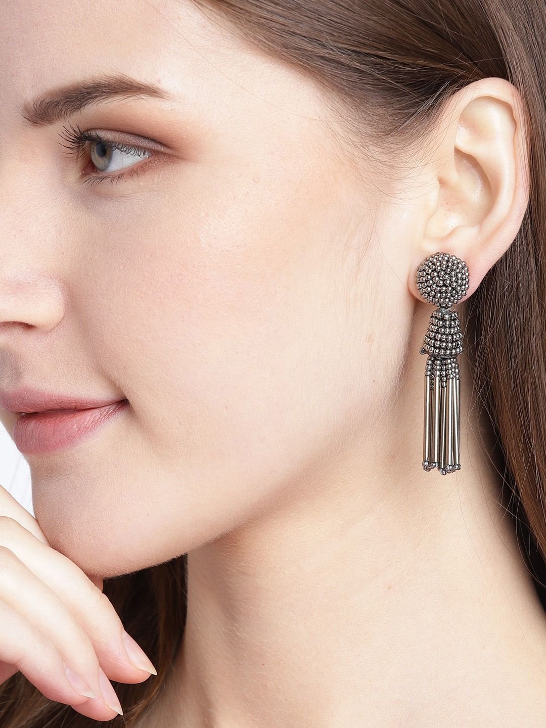 

RICHEERA Contemporary Drop Earrings, Metallic