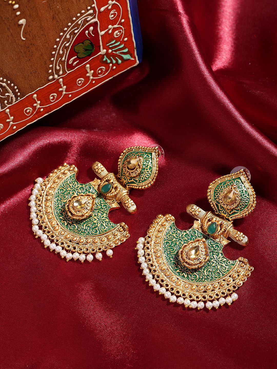 

Anouk Contemporary Drop Earrings, Gold