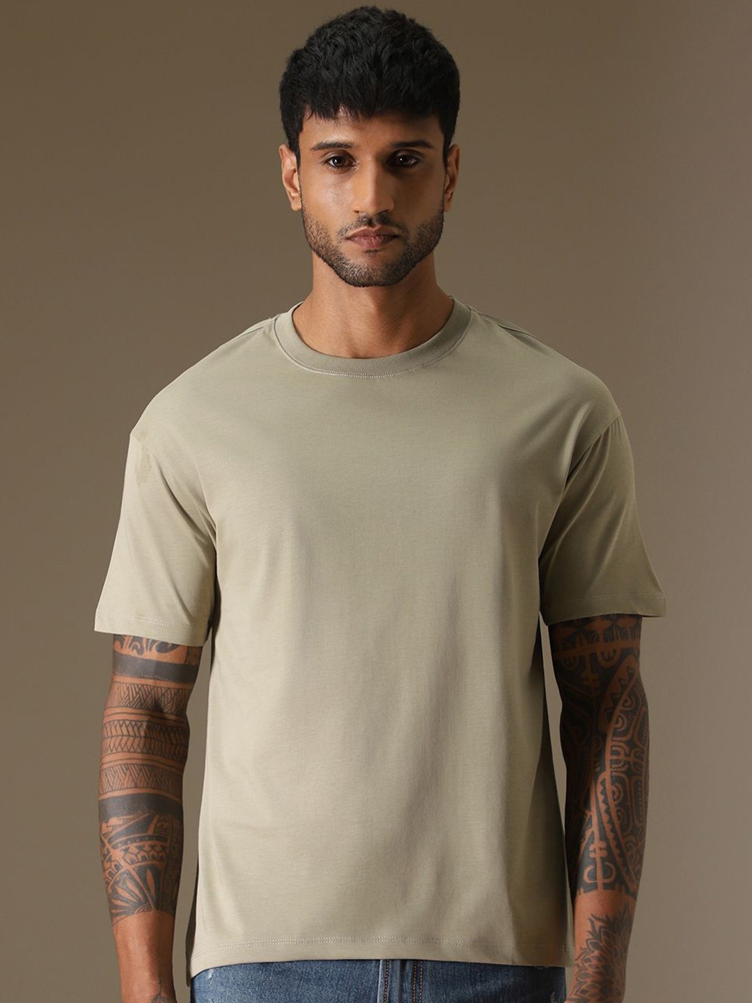 

Banana Club Men Slim Fit T-shirt, Grey