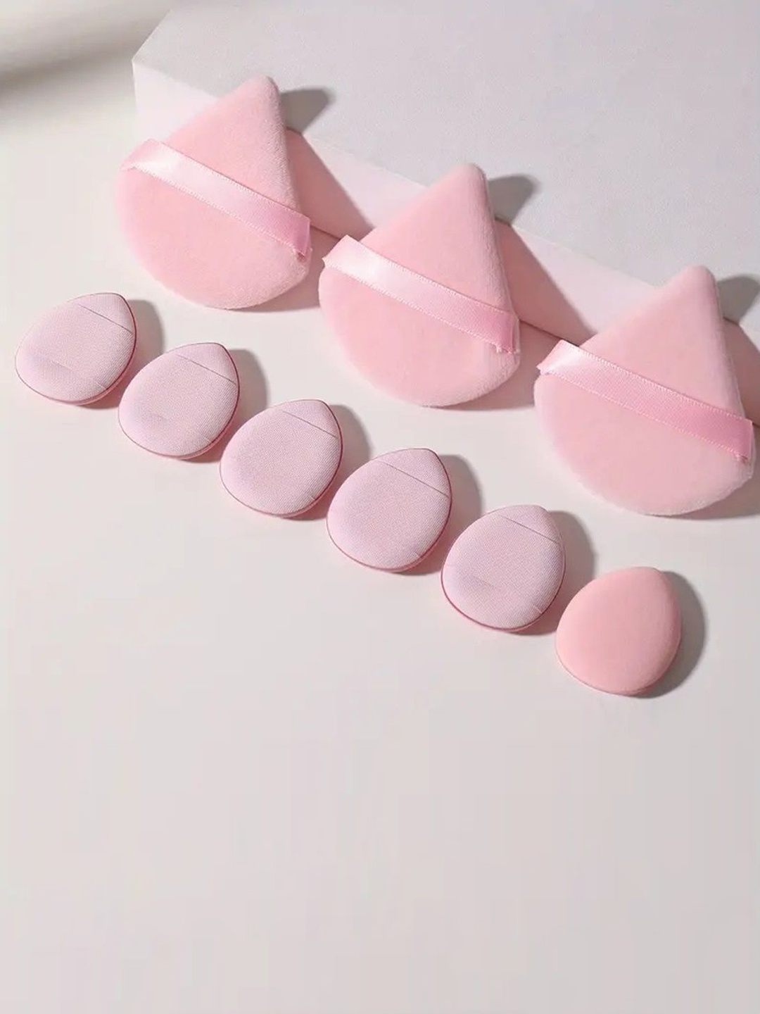 

Facejewel 9 Pcs Makeup Powder Sponge, Pink
