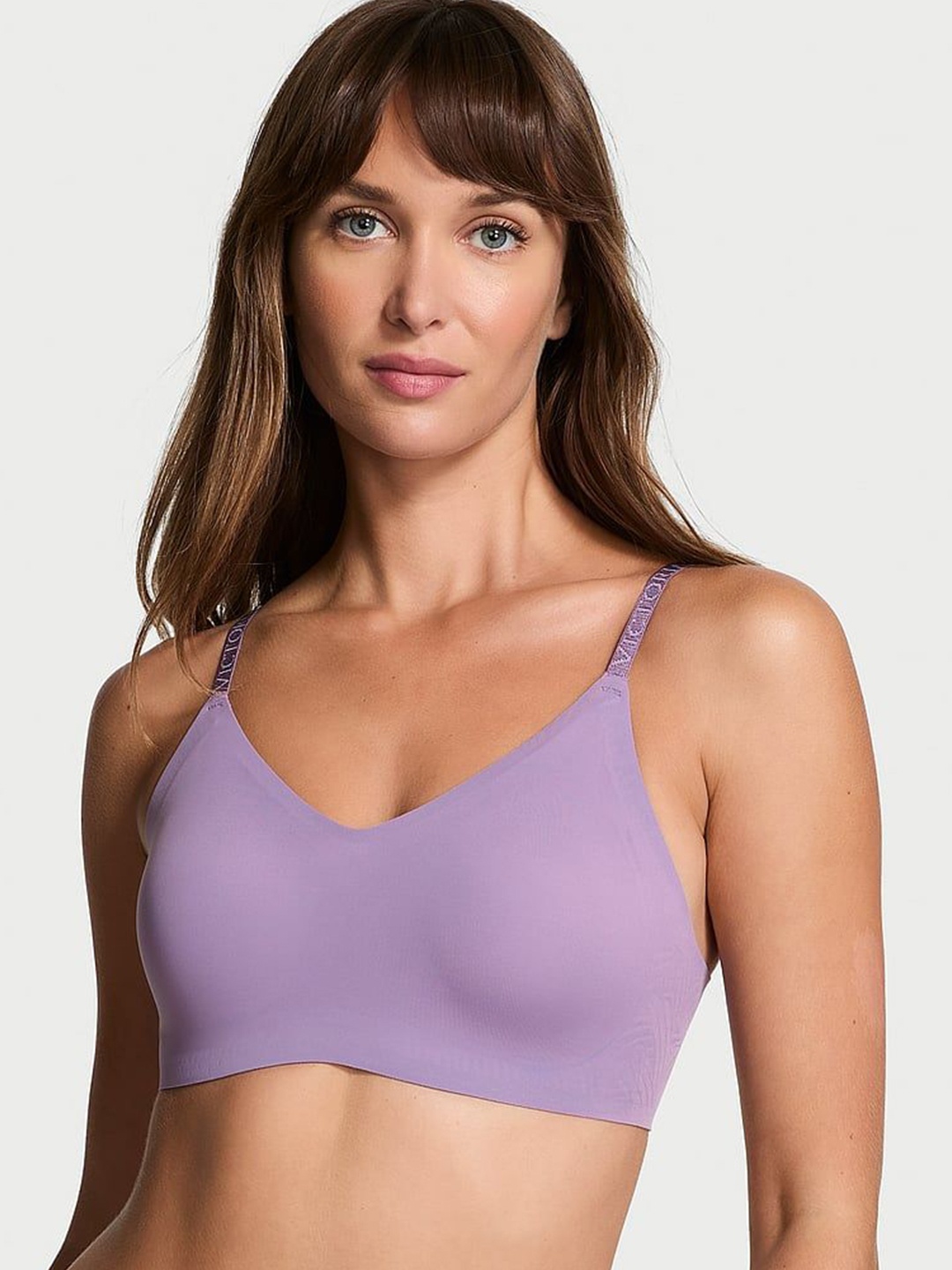 

Victoria's Secret Lightly Padded Wireless T-shirt Bra, Purple