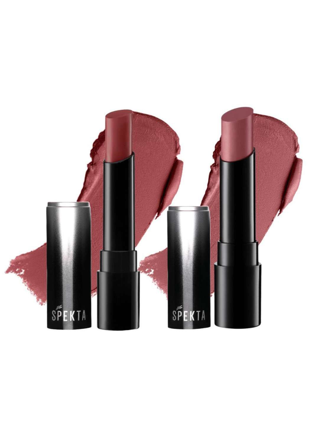 

Spekta Set Of 2 Long Lasting Matte Bullet Lipstick 3.7g Each - Alpha 105 & A-Lister 108, Mauve