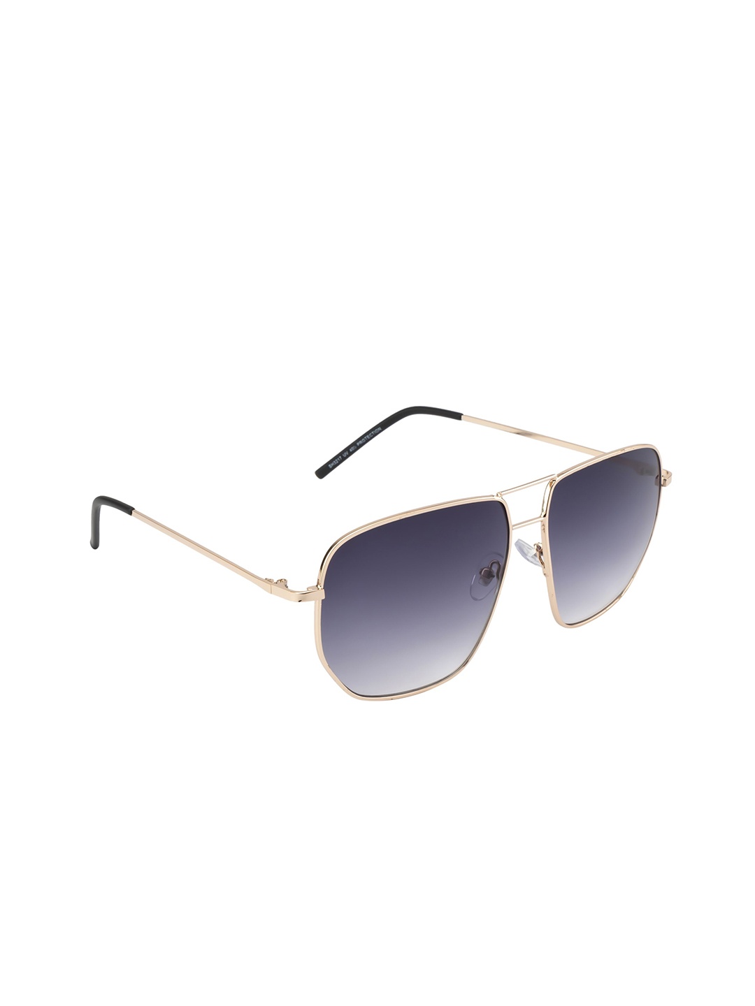

Roadster UV Protected Square Sunglasses, Gold