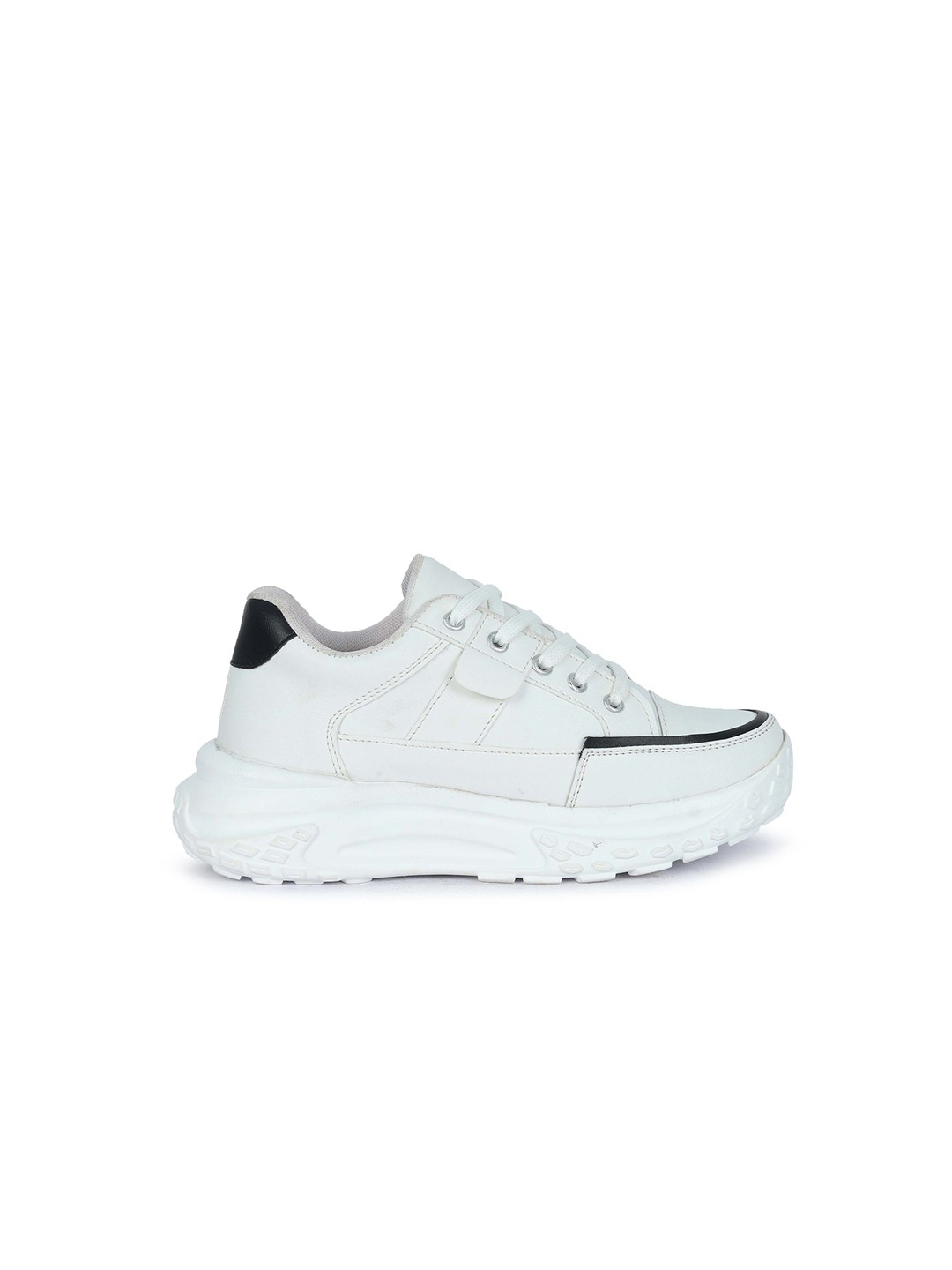

MEGPAR Girls Lace-Up Sneakers, White