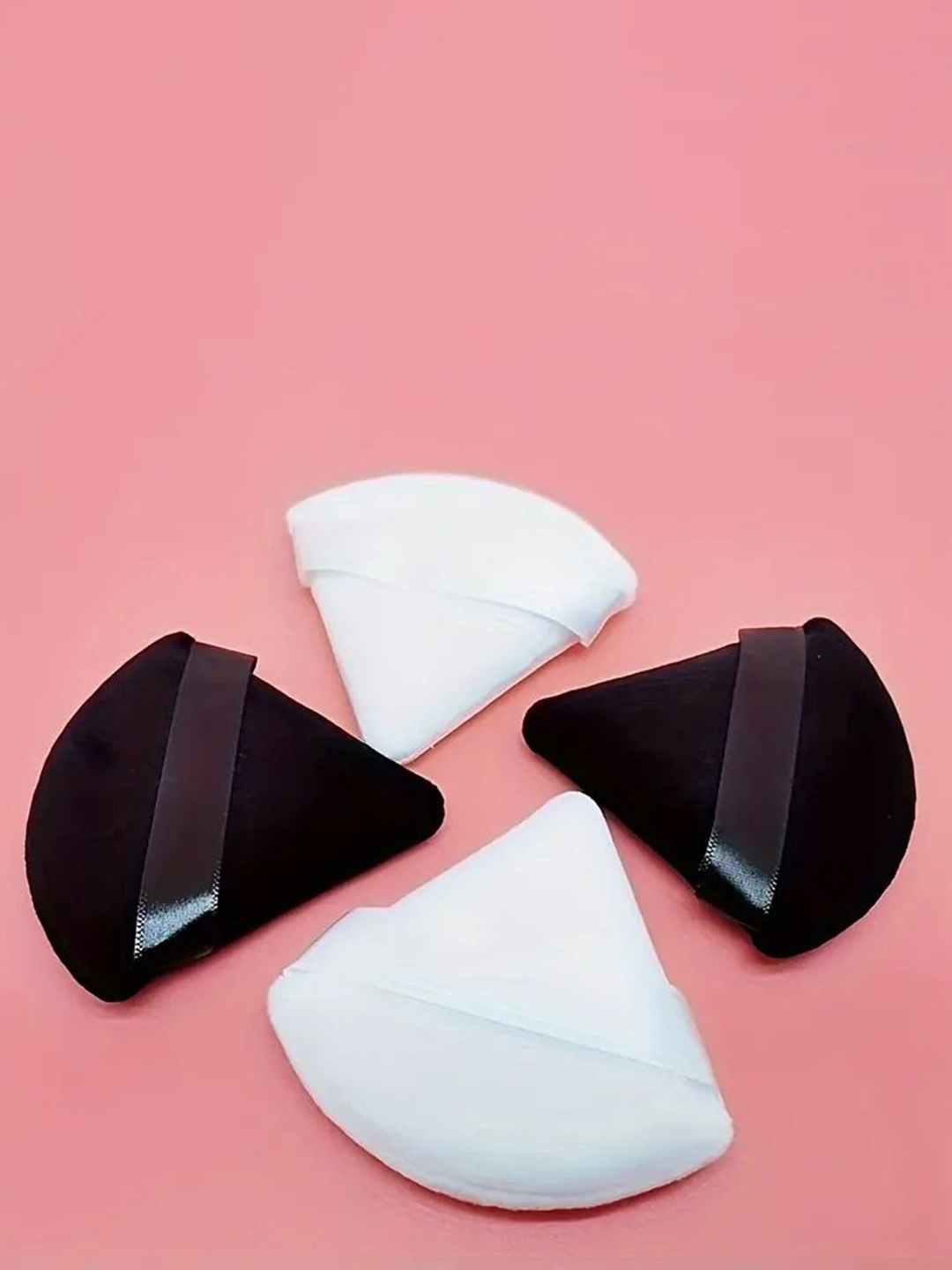 

Facejewel Set Of 6 Triangle Puff & Powder Puff Set, Pink
