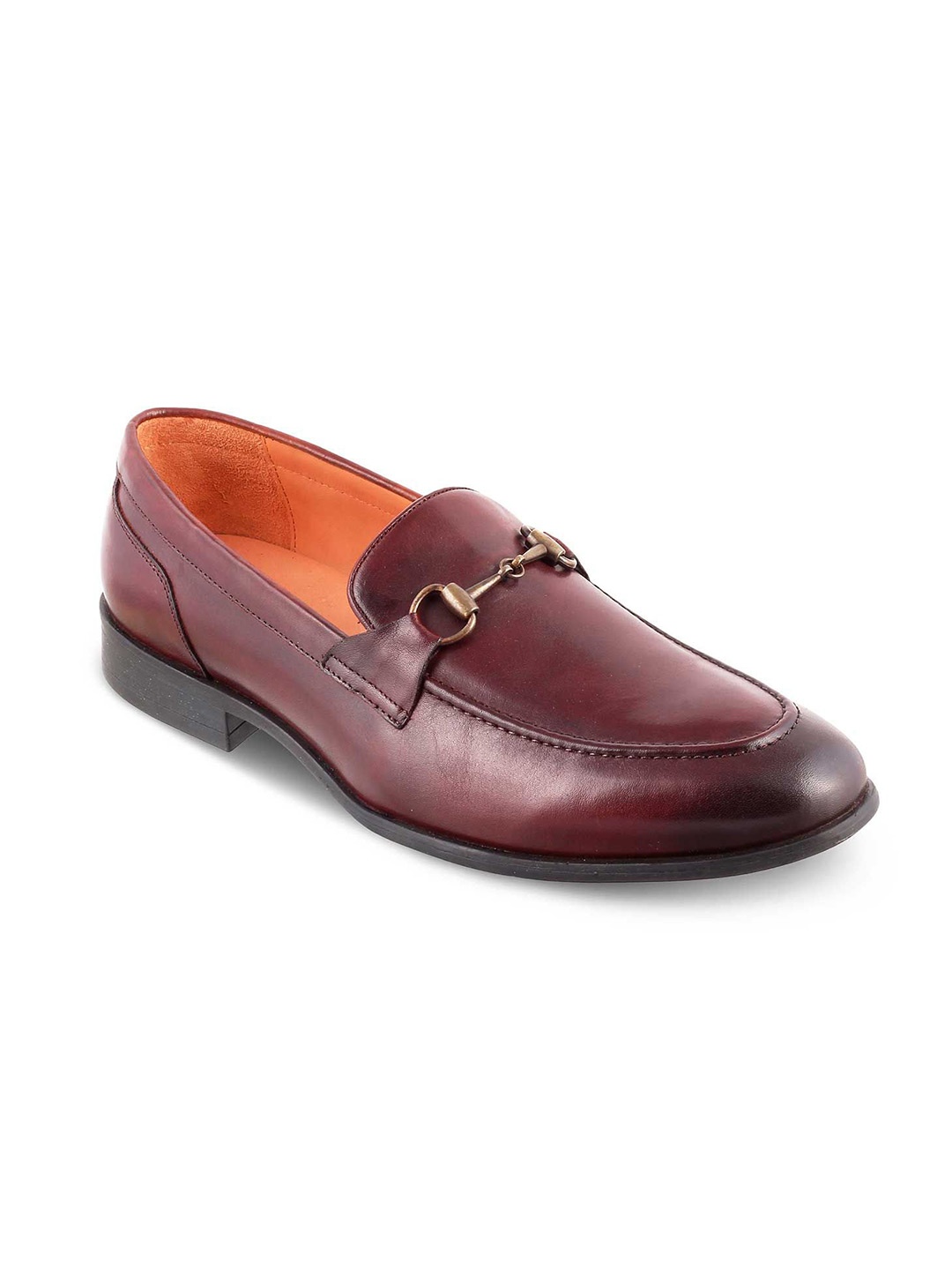 

Tresmode Men Leather Slip-on Loafers, Brown
