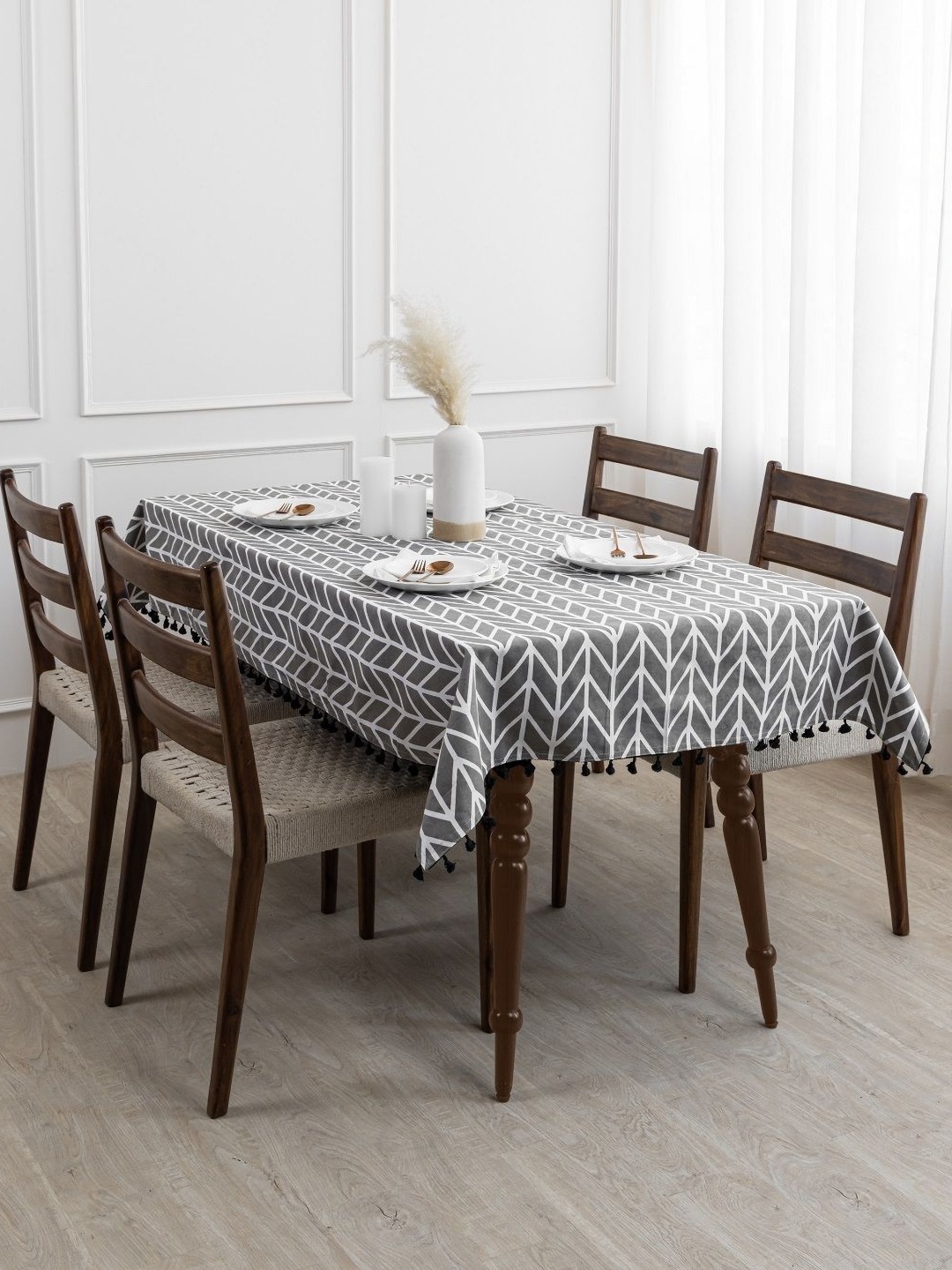 

HOMEMONDE Unisex Grey Table Covers