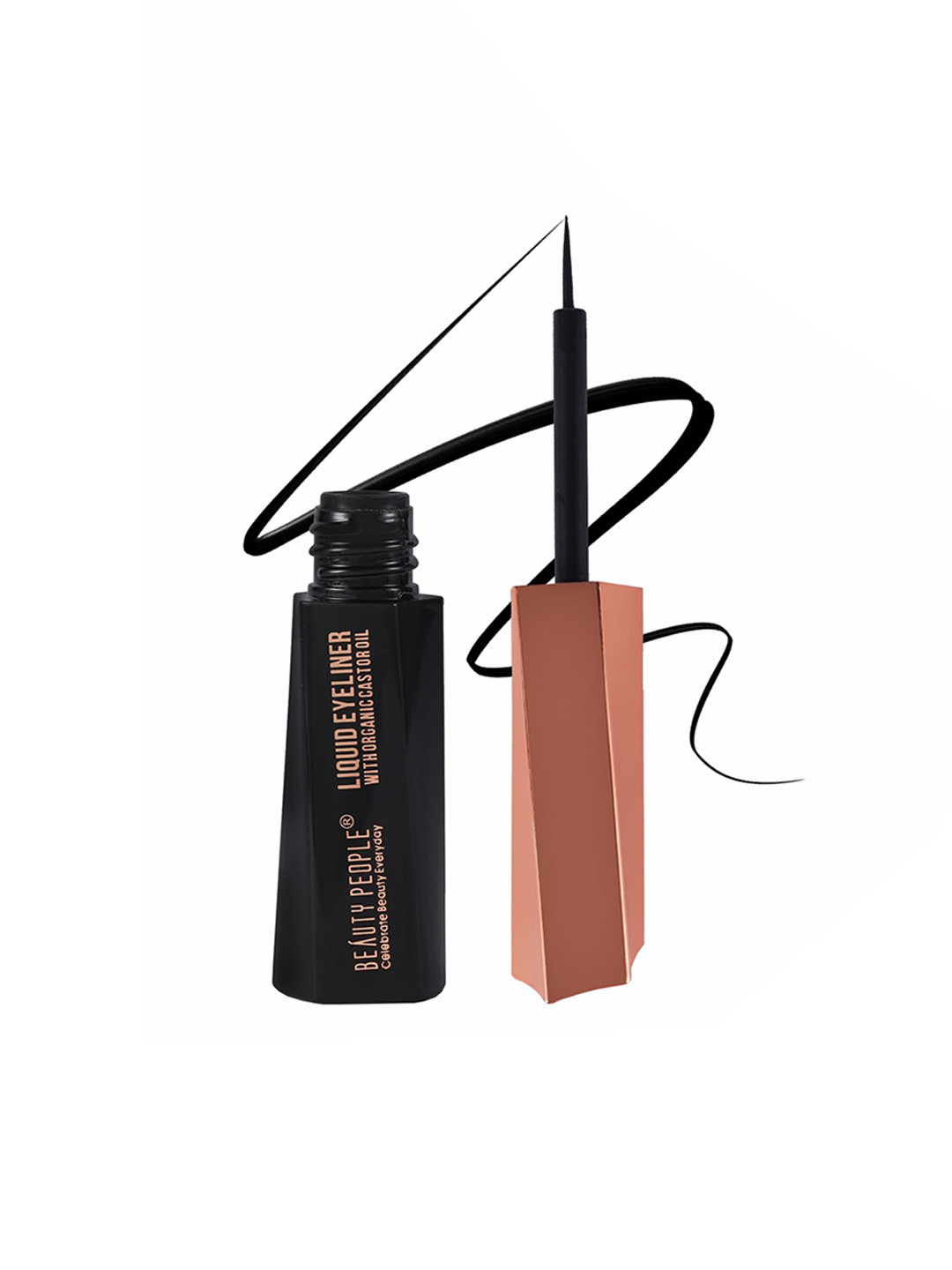 

Beauty People Lash Paradise Liquid Eyeliner With Castor Oil Black-10 ml, Green