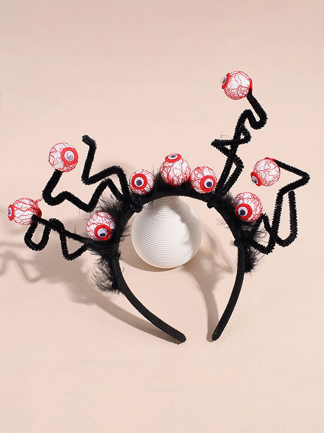 

Little Surprise Box LLP Kids Eyeball With Long Tentacles Themed Hairband, Black