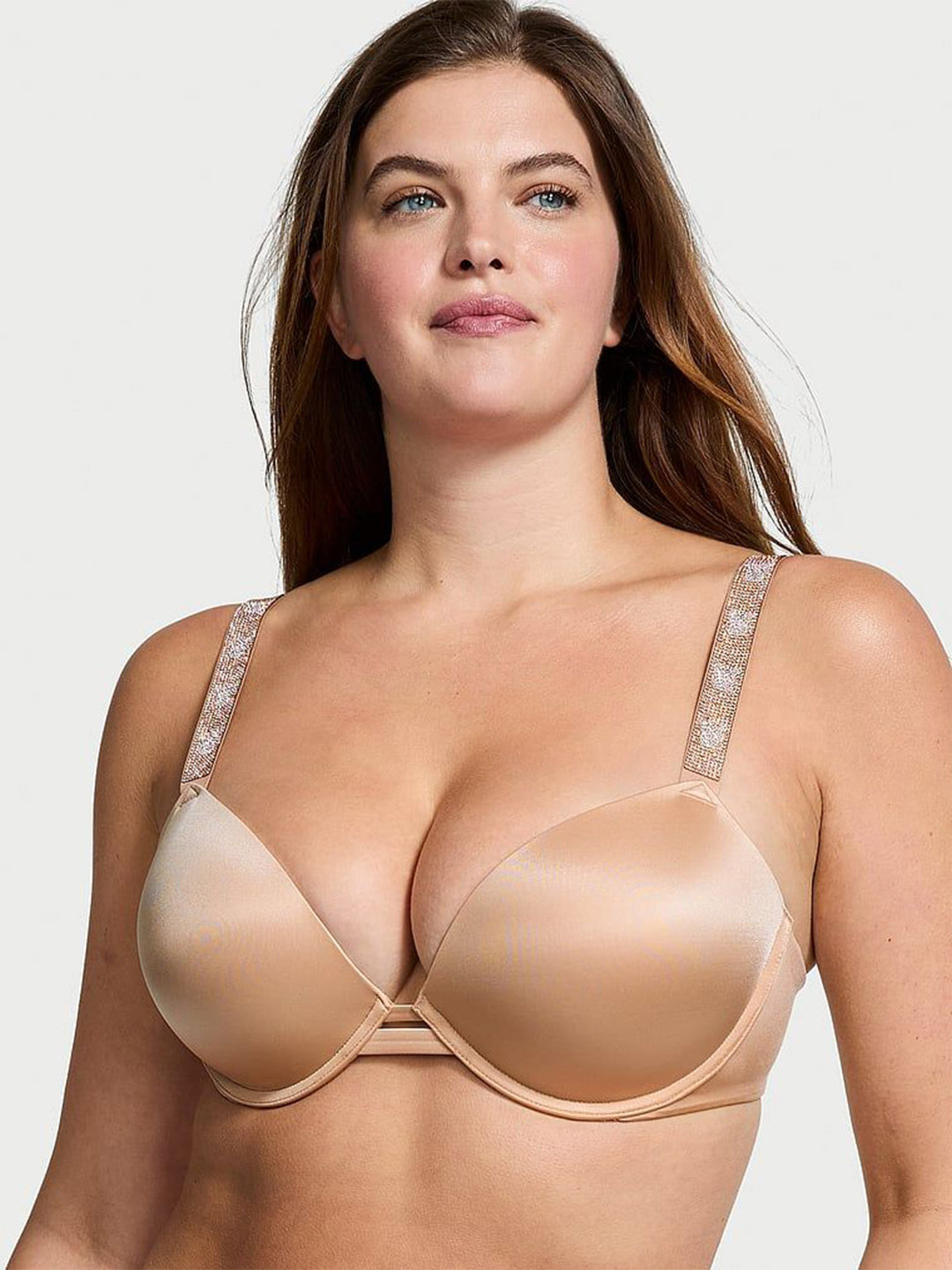 

Victoria's Secret Medium Coverage Underwired Heavily Padded Bra, Beige