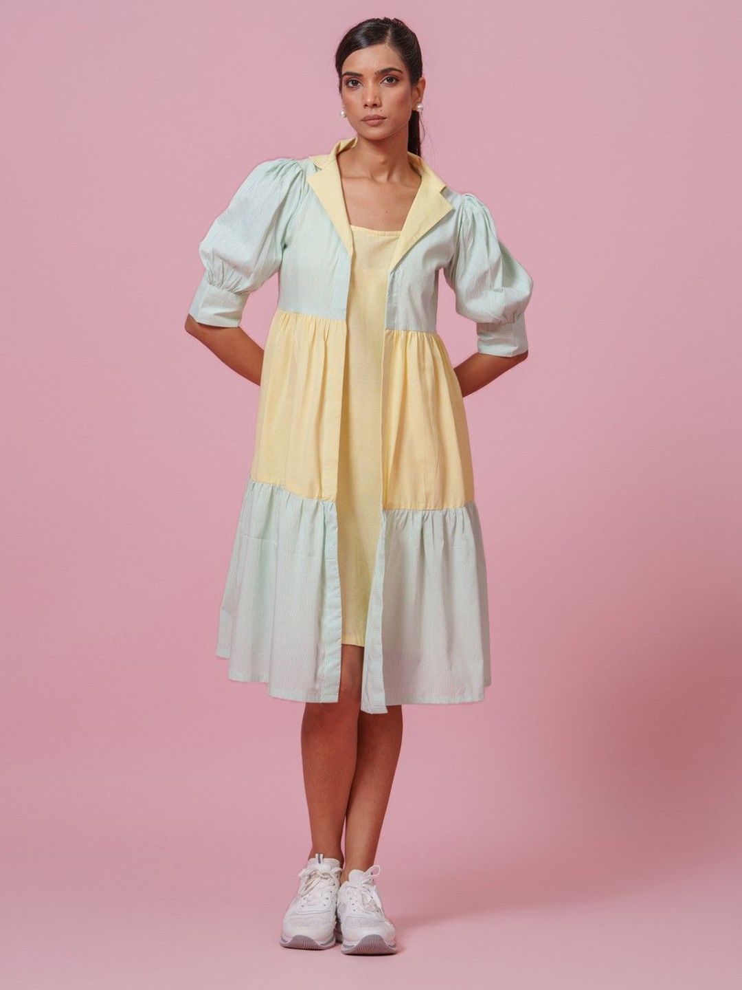 

KINA Shirt Dress, Yellow